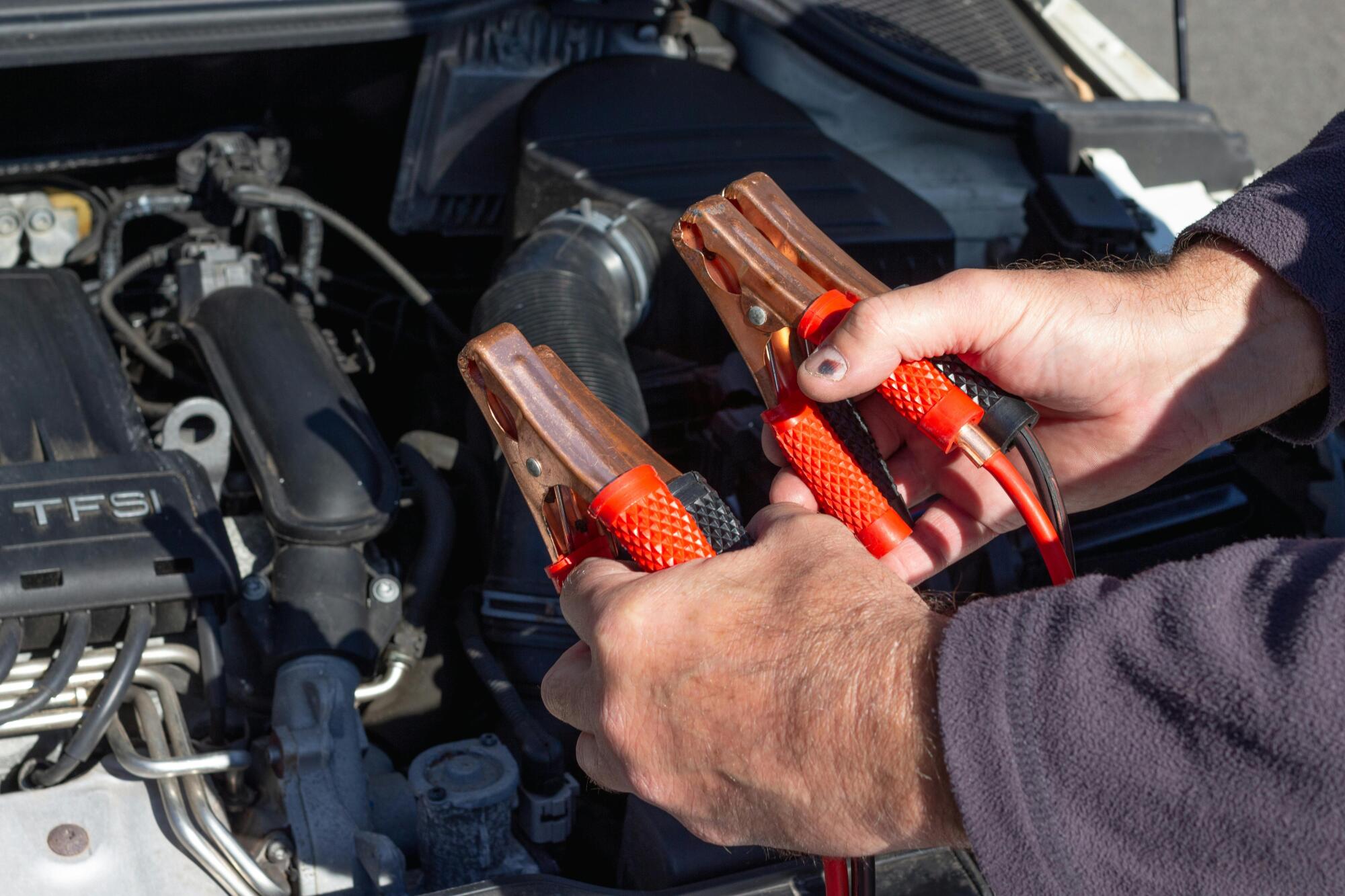 auto start niet startkabels
