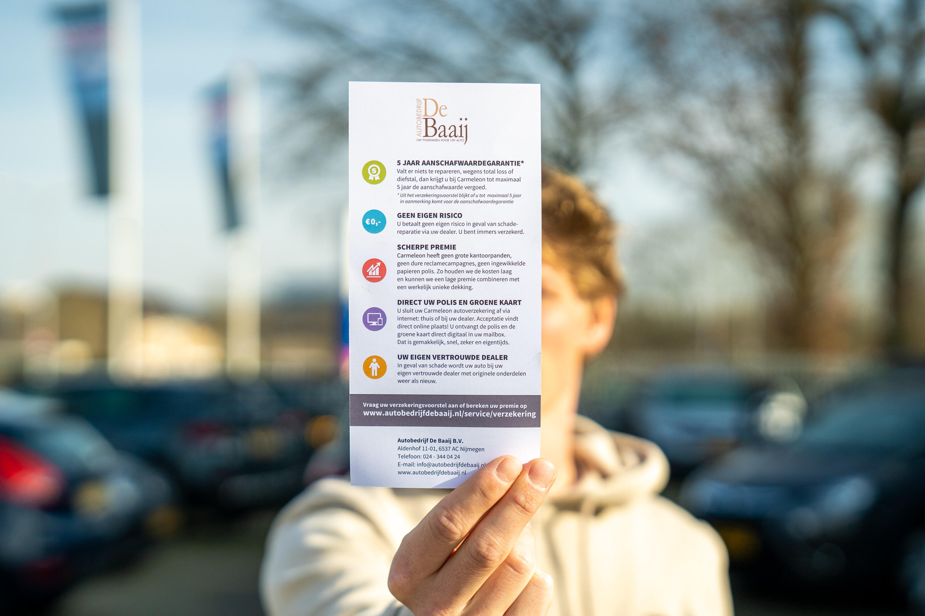 Carmeleon autoverzekering - autobedrijf de Baaij